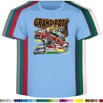 detske-levne-bavlnene-tricko-potisk-formule-grand-prix Barva: Sky blue - nebesky modrá, velikost: 140