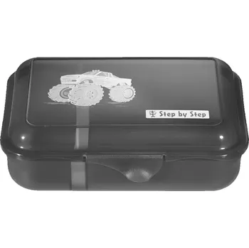 Svačinový box Krabička na svačinu Step by Step, Monster Truck Rocky, černá