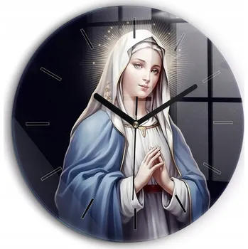 Hodiny Nástěnné hodiny SacroArte černé 60 cm