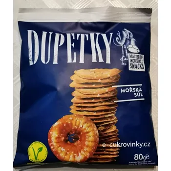 DUPETKY pečená kolečka s mořskou solí (Křupavé tenké placičky k pivu a vínu)