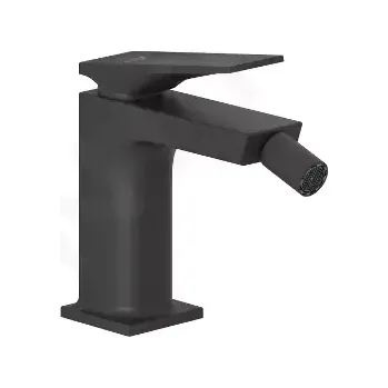 Kludi Decus Bidetová baterie s výpustí, matná černá, 542173975