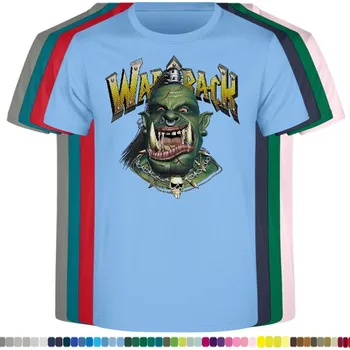 Dívčí tričko detske-levne-bavlnene-tricko-potisk-warcraft Barva: Sky blue - nebesky modrá, velikost: 164