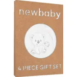 NEW BABY Kojenecká soupravička do porodnice Sweet Bear bílá - vel. 62 (3-6m)