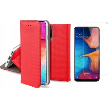 Pouzdro na mobilní telefon Pouzdro s klopou MagnetBook pro Samsung Galaxy A50 červené