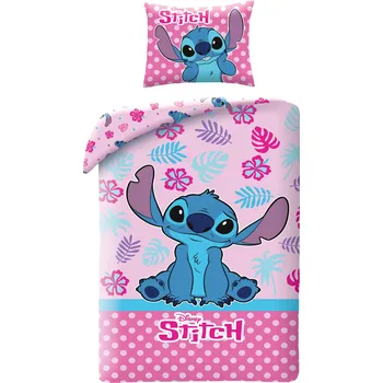 Povlečení Halantex Lilo a Stitch Kouzelný Stitch 140 x 200, 70 x 90 cm zipový uzávěr