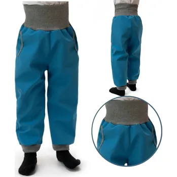 Chlapecké kalhoty Esito (ušito v ČR) Chlapecké rostoucí softshellové kalhoty Sport Esito s fleecem vel. 92-146 tyrkysové