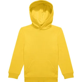 Chlapecké kalhoty B&C Mikina s kapucí B&C ID.333 Hoodie kids, dětská COT01K333zn261-pop yellow Žlutá 3-4