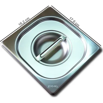 Víko na gastronádobu GN 1/6, PROFI (Víko nerez PROFI, velikost GN 1/6)