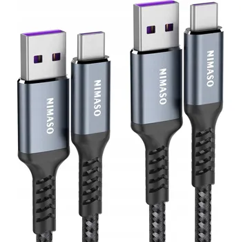 Datový kabel Kabel NIMASO USB - USB-C 2 m šedý