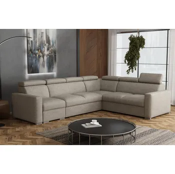 Sedací souprava Falco Sedací souprava Petrit V pravá Aragon hnědošedá