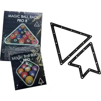 Kulečníkový stůl Rozstřelová podložka Magic Ball Rack Pro 8ball + 9 /10ball set 2 ks