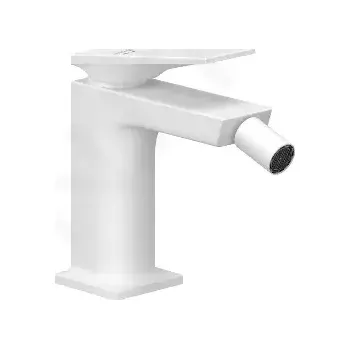 Kludi Decus Bidetová baterie s výpustí, matná bílá, 542175375