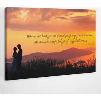 Obraz Plátěný obraz na zeď Foto Citáty z Bible 60x40 cm