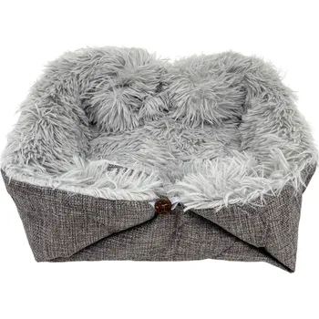 Pelíšek pro psa Surtep Animals Pelech a podložka 2v1 Pets 60 x 50 cm Barva: Světle šedá / Šedá