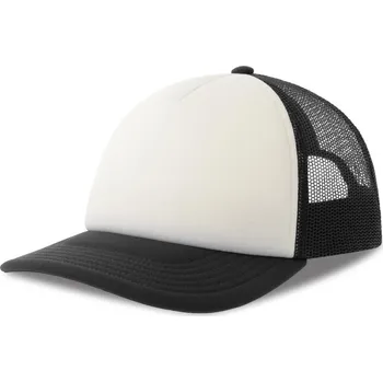 Pracovní přilba Atlantis Headwear Kšiltovka Kid Rapper-S Trucker, 5 panelová COT33029591099-white/black Bílá/černá UNI