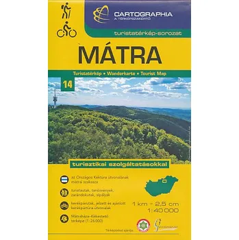 Cartographia Budapest mapa Mátra 1:40 t.