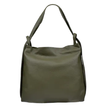 Kabelka NovaKabelka.cz Kožená italská kabelka Sofia Verde Scura