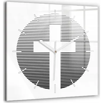 Hodiny Nástěnné hodiny SacroArte černé 60 cm