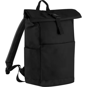 Nákupní taška BagBase Batoh BG 186 Roll-Top Premium Recycled, objem 18l COT52018600299-black Černá UNI