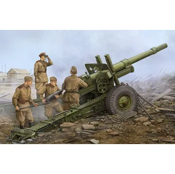 Plastikový model Soviet ML-20 152mm Howitzer (With M-46 Carriage) - Trumpeter 02324