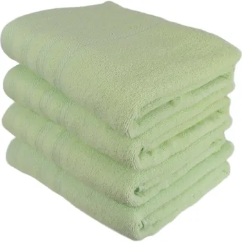 Sprchový závěs Sada froté osušek UNI sv. zelené 70x130 cm - 4 ks
