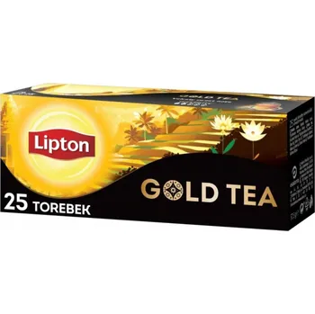 Lipton černý čaj Gold 25 sáčků, 37,5g 37,5g