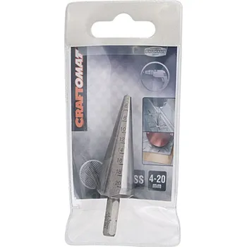 Vrták Craftomat Kuželový vrták, ⌀ 4–20 mm, rychlořezná ocel&nbsp;2.609.25B.031