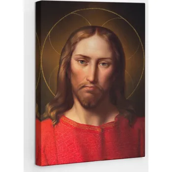 Obraz Tištěný Obraz na plátně Nástěnná Dekorace s motivem Ježíše, 20x30 cm