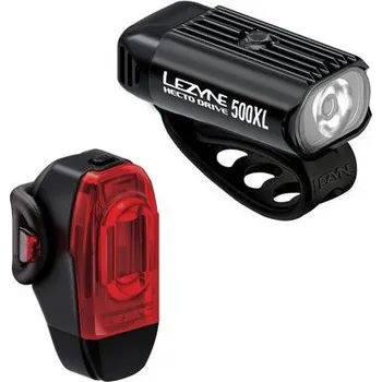 Cyklistika LEZYNE Sada světel LEZYNE LIGHT PAIR HECTO DRIVE 500XL / KTV DRIVE+ PAIR BLACK / BLACK - Uni