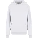 Build your Brand Mikina s kapucí Fluffy BY 289, oversize, dámská COT56028900113-white 3XL Bílá