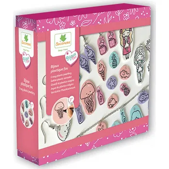 Výtvarná sada Výroba šperků - veselé plastové šperky