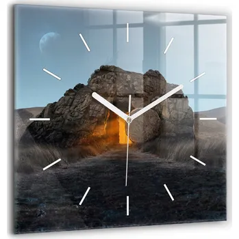 Hodiny Nástěnné hodiny SacroArte šedé 60 cm