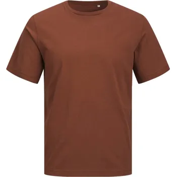 pracovní tričko Jack & Jones Tričko Classic Unisex Tee, těžká bavlna, krátký rukáv, unisex COT427526ao404-cappuccino XL Hnědá cappuccino