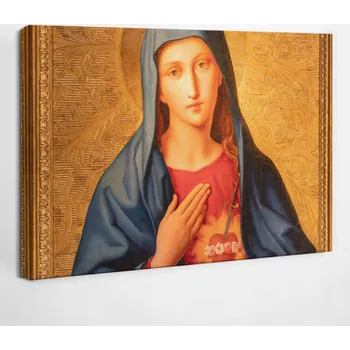 Obraz Obraz Canvas na Plátně Dárek Srdce Panna Maria 30x20 cm