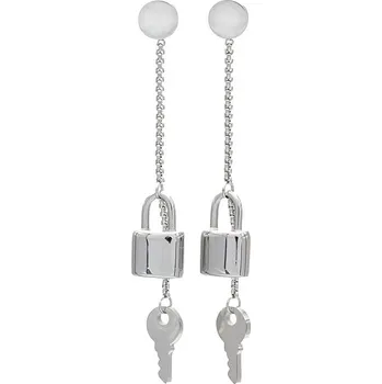 Náušnice BRUNOshop.cz Visací náušnice ZÁMEK s KLÍČEM