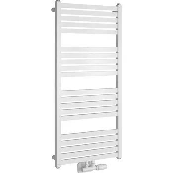 Radiátor BRUCKNER GRUNT otopné těleso rovné 500x1050 mm, středové připojení, bílá (600.121.4)