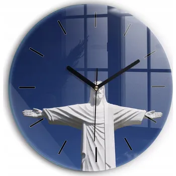 Hodiny Nástěnné hodiny SacroArte modré 30 cm