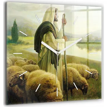 Hodiny Nástěnné hodiny SacroArte zelené 60 cm