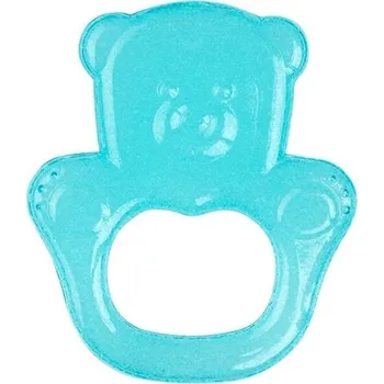 BabyOno Chladící gelové kousátko MEDVÍDEK - Tyrkysová