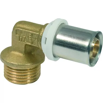 Instalatérský materiál FORNARA S.p.a. Koleno s vnějším závitem lisovací press FORNARA UNI-KM 16x2-1/2" na Pex-Al-Pex Varianta: Koleno s vnějším závitem lisovací press FORNARA UNI-KM 16x2-1/2" na Pex-Al-Pex