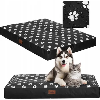 Pelíšek pro psa Matrace Doggy psy černá 90 cm x 70 cm