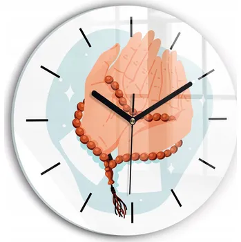 Hodiny Nástěnné hodiny SacroArte bílé 30 cm