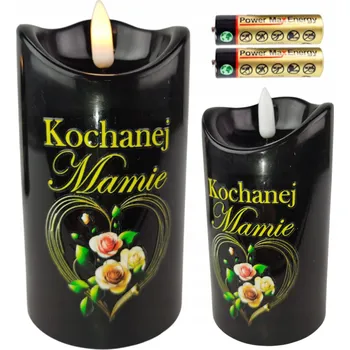 Svíčka LED vklad do hřbitovní svíčky Cortina 12 cm