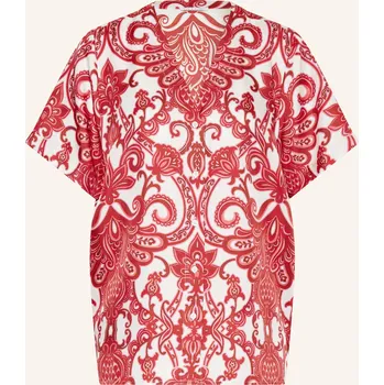 Dámská halenka Mrs & Hugs Dámská Hedvábná Halenka, bílá / fuchsiová /...