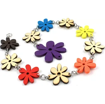 Závěsná dekorace pestrobarevné květy