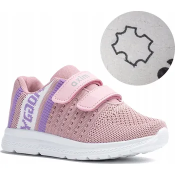 Dívčí tenisky Axim sportovní boty eko kůže růžové, velikost 27