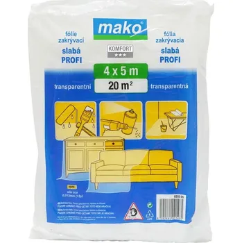 Zakrývací fólie na malování Mikrofólie Profi 12 µm – 4×5 m