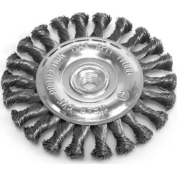 Brusný kartáč Kartáč drátěný okružní 125 mm M14 copánkový FESTA