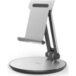 Hama držák tabletu, pro uhlopříčku 7-12,9" (17,78-32,76 cm), hliníkový, stříbrný 125123