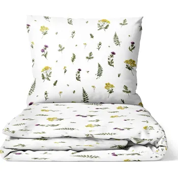 Povlečení DARRÉ Bavlněné povlečení Vůně venkova - bílé Velikost: 140 x 220 + 70 x 90